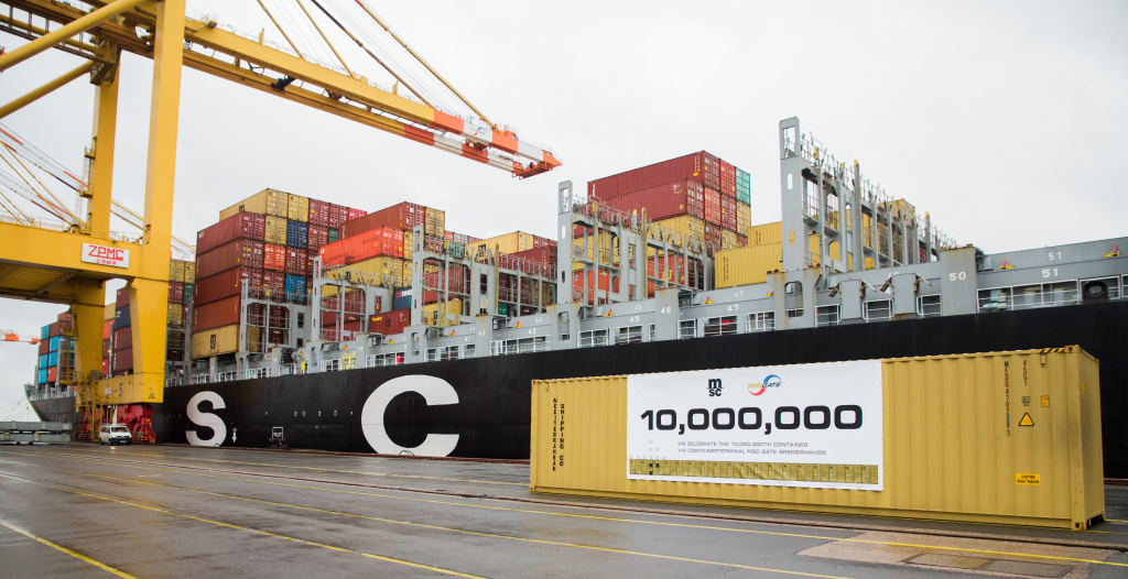MSC Gate 10 Mio Container